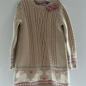 Catherine malandrino sweater dress with bunnies